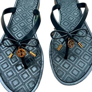 Tory Birch Blue Jelly Thongs Size 9